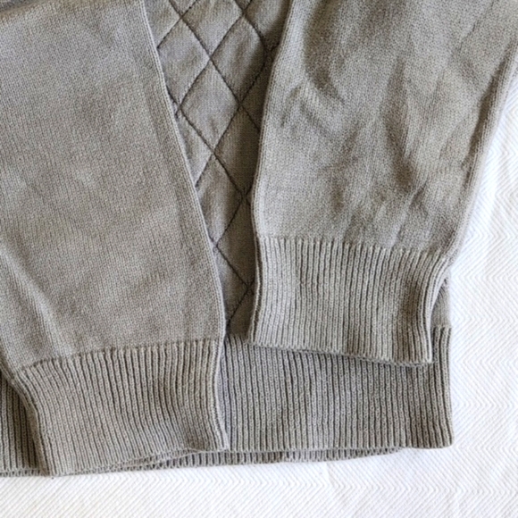 genuine kids oshkosh b'gosh quilted front knit crewneck sweater 3T toddler boys - Picture 4 of 6